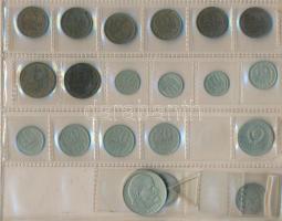 Szovjetunió 1932-1980. 1k-1R (51x) berakólapon T:vegyes
Soviet 1932-1980. 1 Kopek - 1 Ruble (51x) i...