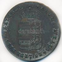 1867. "Emlékül az 1865. évi országgyűlés megnyitására - Éljen a király / Éljen a haza" ezü...