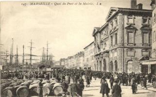 Marseille, Quay, port, town hall