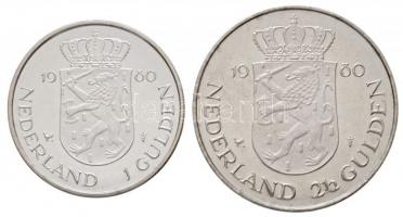 Hollandia 1980. 1G + 2 1/2G "Beatrix" eredeti tokban tájékoztatóval, hiányos sor T:2 (PP)
...