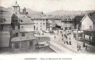 Chambéry, Place et Monument du Centenaire / square, monument