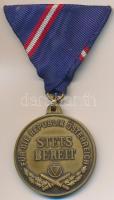 Ausztria 1963. &quot;Katonai Szolgálati Bronz Érdemérem&quot; Br kitüntetés mellszalaggal (40mm) T:2 Austria 1963. &quot;Military Service Bronze Medal&quot; Br decoration with ribbon (40mm) C:XF