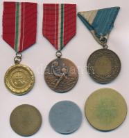 6db-os vegyes magyar díjérem és sportérem tétel, közte ~1930. "Középfokú Iskolák Sportköreinek ...