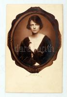 1924 Gróf Majláth Etelka kisasszony fotólap