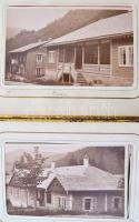 cca 1880 Korytniczai emlék 12 db érdekes fotót tartalmazó fényképalbumocska. Benne a helység nyaraló...