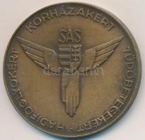 Loósz József (1908-) 1947. &quot;SAS / Siess-Adj-Segíts / Hadifoglyokért, kórházakért, tüdőbetegekért&quot; Br emlékérem (40mm) T:2 kis ph.