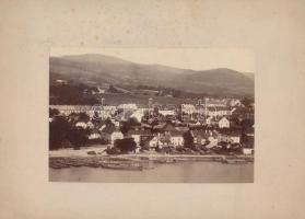 1881 Linz - Urfahr keményhátú fotó / Austria, Linz - Urfahr photo 23x17 cm