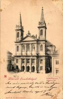 1899 Szombathely, Székesegyház (ragasztónyom / gluemark)