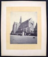 cca 1875 Hollandia Haarlem 3 nagyméretű fotó / cca 1875 Netherlands, Harlem large town view photos 3...