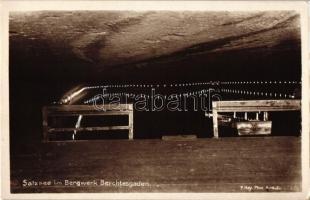 Berchtesgaden, Salzsee im Bergwerk / salt mine, lake interior