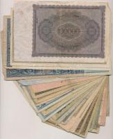 Német Birodalom / Weimari Köztársaság 1904-1923. 30db-os vegyes bankjegy tétel T:vegyes
German Empi...