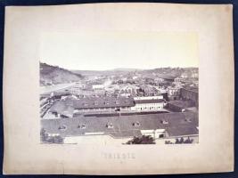 cca 1880 Triest nagyméretű fotó / Austria, Italy Triest large photo 46x34 cm