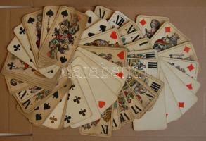 cca 1910 Tarokk-kártya pakli (hiányos)