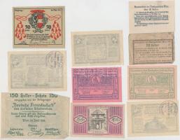 Ausztria 1920. 10db-os Heller szükségpénz tétel T:vegyes (közte jobbak is)
Austria 1920. 10 pcs of ...