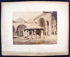 cca 1880 Törökország, Edirne Selim mecset és udvara nagyméretű fotó / cca 1880 Turkey Edirne Selim mosque large photo 46x34 cm