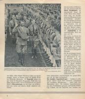 cca 1935-1940 Jugend wandert in Deutschland, képekkel illusztrált utazási prospektus, benne egy Hitlerről készült képpel, 11p / cca 1935-1940 Jugend wandert in Deutschland tourist guide with pictures, 11p