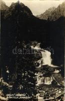 Tátra, Nagy vízesés / Velky Vodopad / waterfall, Foto Schubert, photo