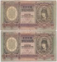 1943. 1000P (2x) T:III,III-