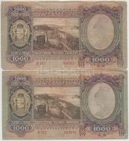 1943. 1000P (2x) T:III,III-