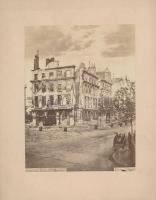 1871 Párizs porosz ostroma. 4 db feliratozott fotó a pusztításokról / 1871 Prussian siege of Paris 4...