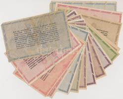 1946. 18db-os adópengő bankjegy tétel T:vegyes