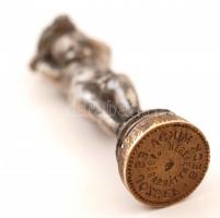 cca 1910-1920 Régi pecsétnyomó, "Beck Miksa és József Részvénytársaság" felirattal, kisfiú...