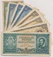 40db-os vegyes pengő bankjegy tétel T:vegyes