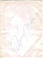 1972 Déry Tibor író dedikációja az íróról készült portré hátoldalán