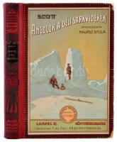 Robert F. Scott: Angolok a Déli Sarkvidéken. Angolból átdolgozta Halász Gyula. Magyar Földrajzi Társaság Könyvtára. Bp., 1911. Lampel R. 299 p. + 46 tábla (egy kétoldalas, egy pedig kihajtható). Illusztrált félvászonkötésben, sarkain kopással. Könyvtári pecséttel.