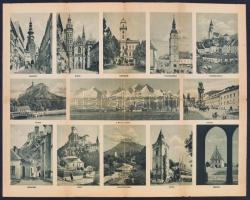 cca 1938 Az ezeréves magyar Felvidék. Bp., Pesti Hírlap. Hátoldalán képekkel a felvidéki városokról....