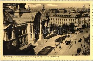 Bucharest, Bucuresti; Casa de Depuneri, Grand Hotel Lafayette