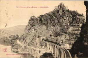 Cornillon, Saint Etienne / viaduct, locomotive