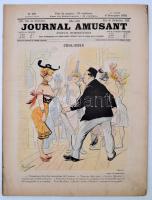 1902 Journal humoristique - francia nyelvű vicclap, színes illusztrációkkal, 16p / French humor magazine