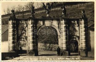 1931 Gyulafehérvár, Alba Iulia; Város kapu / Poarta Cetatii /gate, Foto Bach, photo (EK)