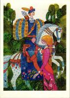 47 db MODERN kiváló minőségű használatlan grafikai motívumlap, több egyforma; Reich Károly meseillus...