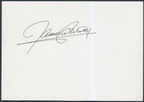 James Galway(1939-) fuvolista aláírása / autograph signature