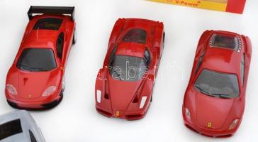 34 db Shell Ferrari makett, eredeti csomagolásában (21 db), csomagolás nélkül (13 db), méretarány: 1...