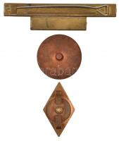 3db-os kis militária tétel: ~1960. "Zrínyi Katonai Akadémiai" zománcozott jelvény + ~1970....