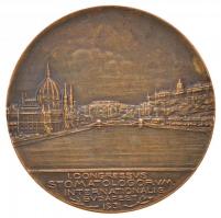 Berán Lajos (1882-1943) 1931. "I. Nemzetközi Stomatológiai Kongresszus Budapest" Br emléké...