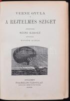 Verne Gyula: A rejtelmes sziget. Átdolg. Szász Károly. Képekkel. Hatodik kiadás. Bp., 1924, Franklin...