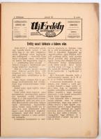 1918 az Új Erdély heti szemle 1. évf. 2. lapszáma, benne érdekes írásokkal