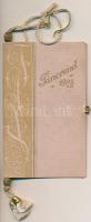 1928 A Fővárosi Alkalmazottak Nemzeti Szövetségének báljára szóló díszes meghívó és a bál táncrendje