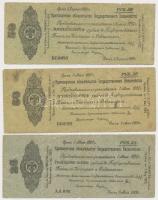 Orosz Polgárháború / Szibéria és Urál / Ideiglenes Szibériai Igazgatás 1919. 25R + 50R (2xklf) T:III,III- Russian Civil War / Siberia and Urals / Provisional Siberian Administration 1919. 25 Rubles + 50 Rubles (2xdiff) C:F,VG