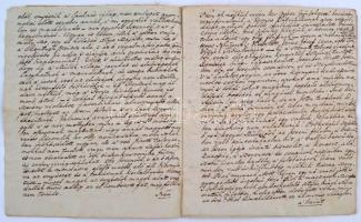 1842 Told Búcsú beszéd Walentinyi János? Veres Jósef úri hamvai felett 12 beírt oldal