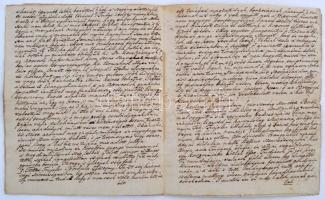 1842 Told Búcsú beszéd Walentinyi János? Veres Jósef úri hamvai felett 12 beírt oldal