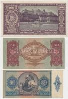 1930. 100P (2x) egyik "*" + 1932. 50P + 1941. 20P + 1945. 100P T:III