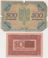 Ukrajna / Autonóm Köztársaság 1918. 10H + 500H T:III,III-,IV
Ukraine / Autonomous Republic 1918. 10...