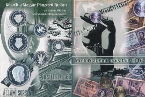 2006. "Mesterdarabok ezüstből 1946" 1946. 2f-5Ft Ag (6xklf) forgalmi sor utánverete eredet...