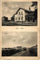 Bény, Bína; vasútállomás, telep, kiadja Wawra József / railway station (EK)