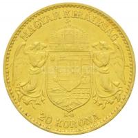 1914KB 20K Au "Ferenc József" Körmöcbánya (6.78g/0.900) T:2 kis ph.
Hungary 1914KB 20 Kor...